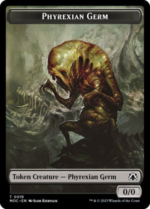 Phyrexian Germ // Myr Double-Sided Token (19 // 38) [March of the Machine Commander]