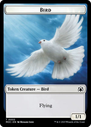 Bird // Kobolds of Kher Keep Double-sided Token (5 // 27) [March of the Machine Commander]