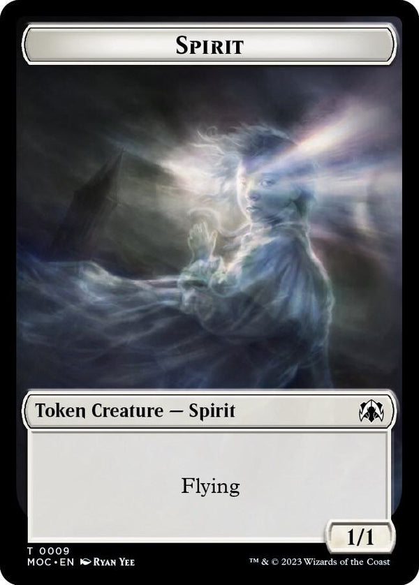 Spirit // Treasure Double-sided Token (9 // 20) [March of the Machine]