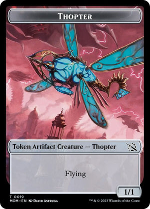 Thopter // Beast Double-sided Token (19 // 28) [March of the Machine]