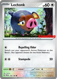 Lechonk - 154/198 (GameStop Promo) (154/198) [Miscellaneous Cards and Products]