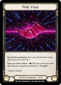 Pink Visor - LSS007 (LSS007) [Flesh and Blood Promo Cards]