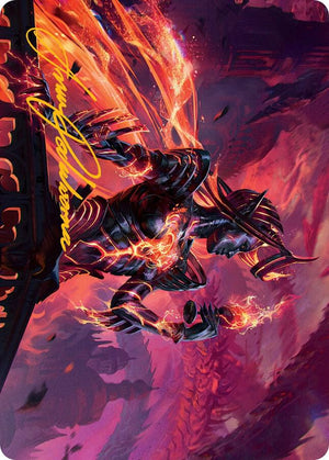 Ayara, Furnace Queen Art Card (Gold-Stamped Signature) (21) [March of the Machine Art Series]