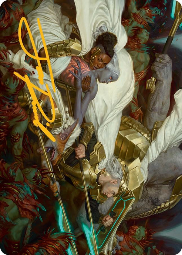 Storm the Seedcore (Gold-Stamped Signature) (41) [March of the Machine Art Series]