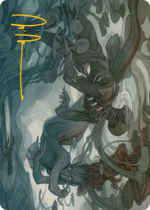 Emry, Lurker of the Loch Art Card (Gold-Stamped Signature) (69) [March of the Machine Art Series]
