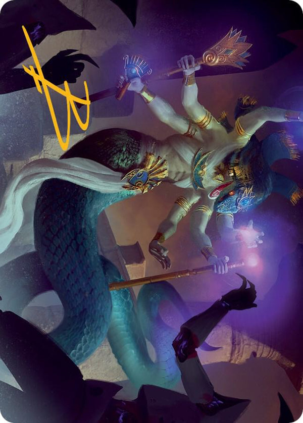 Imoti, Celebrant of Bounty Art Card (Gold-Stamped Signature) (79) [March of the Machine Art Series]