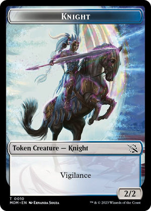 Knight Token (10) [March of the Machine]