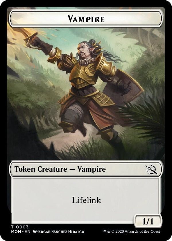 Vampire Token (3) [March of the Machine]