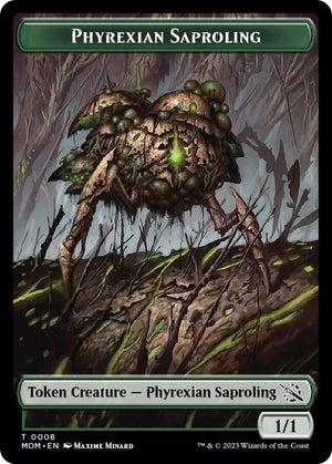 Phyrexian Saproling Token (8) [March of the Machine]