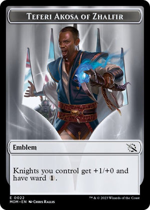Emblem - Teferi Akosa of Zhalfir (22) [March of the Machine]