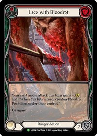Lace with Bloodrot (Red) - LGS134 (LGS134) [Flesh and Blood Promo Cards]