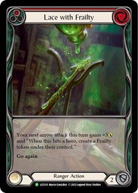 Lace with Frailty (Red) - LGS135 (LGS135) [Flesh and Blood Promo Cards]