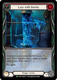 Lace with Inertia (Red) - LGS136 (LGS136) [Flesh and Blood Promo Cards]
