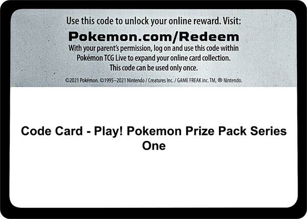 Code Card - Play! Pokemon Prize Pack Series One [Prize Pack Series Cards]
