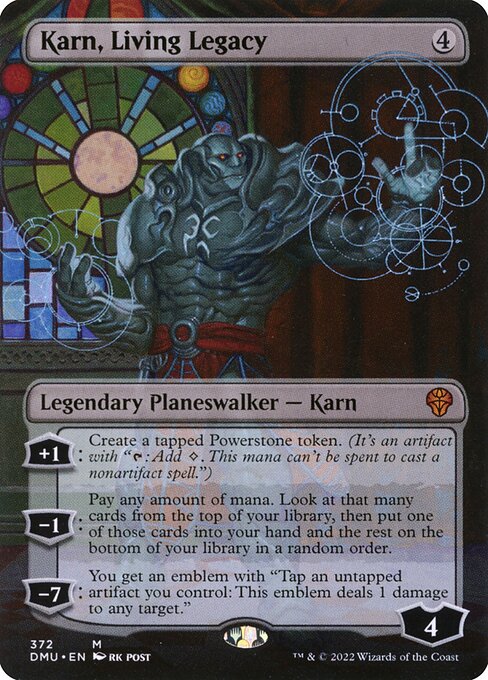 Karn, Living Legacy (372) [Dominaria United] [Borderless]