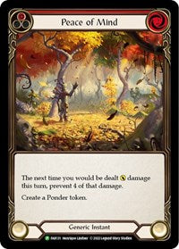 Peace of Mind - FAB131 (FAB131) [Flesh and Blood Promo Cards]