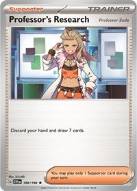 Professor's Research - 189/198 (189/198) [Deck Exclusives]