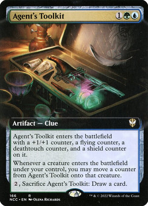Agent's Toolkit (166) [New Capenna Commander] [Extended Art]