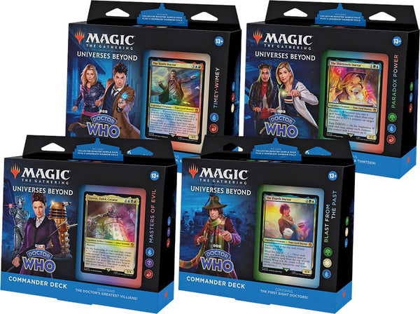 Universes Beyond Doctor Who Commander Deck Display
