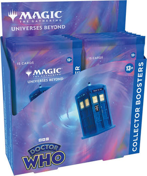 Universes Beyond Doctor Who Collector Booster Display