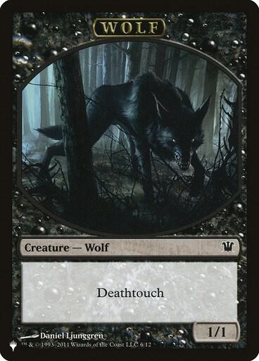 Wolf // Cat Double-Sided Token (6 // 11) [The List]