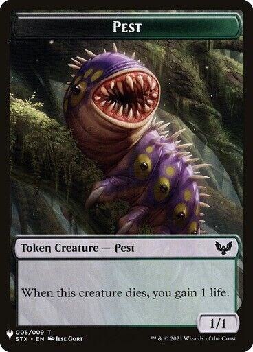 Pest // Emblem - Lukka, Wayward Bonder Double-Sided Token (5 // 8) [The List]