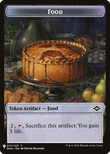 Food // Golem Double-sided Token (17 // 27) [The List]