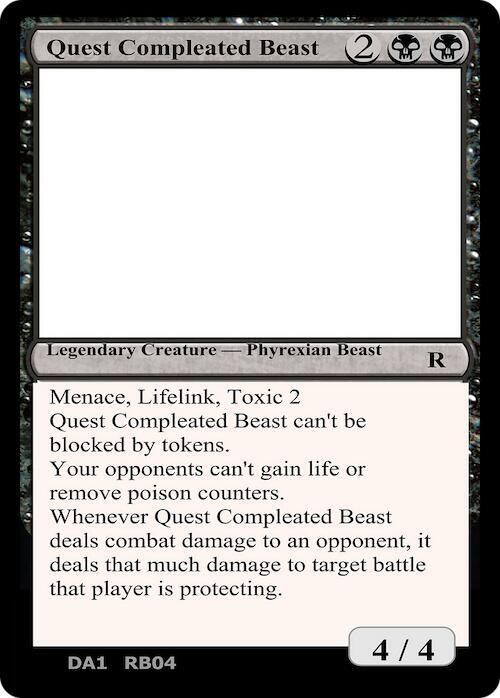 Quest Compleated Beast [Un-Known Event Playtest Cards]