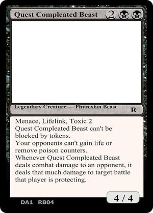 Quest Compleated Beast [Un-Known Event Playtest Cards]