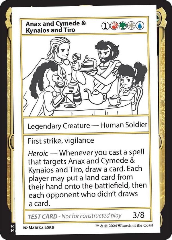 Anax and Cymede & Kynaios and Tiro [Un-Known Event Playtest Cards]