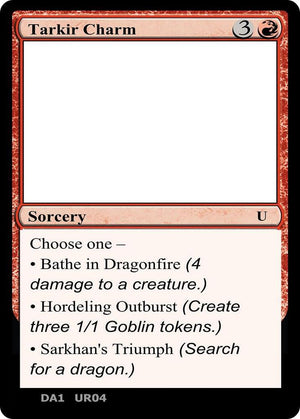 Tarkir Charm [Un-Known Event Playtest Cards]