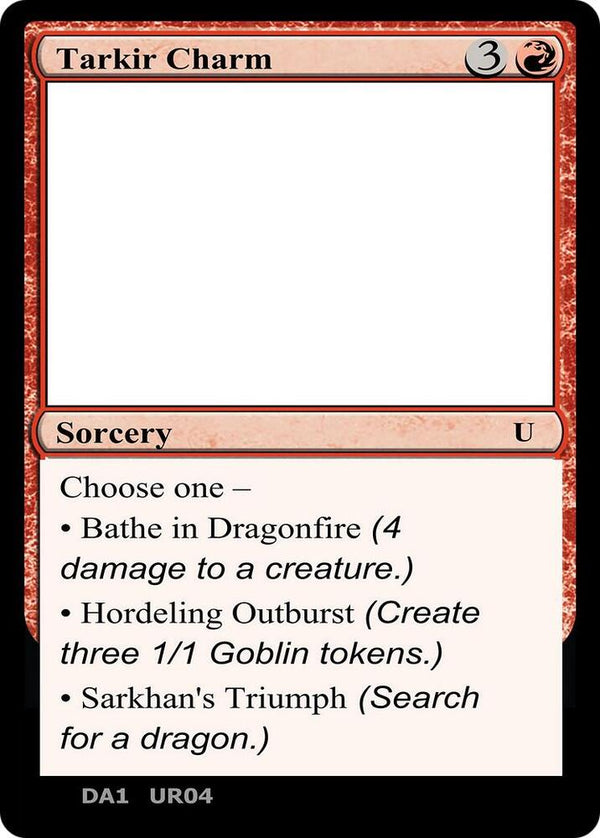 Tarkir Charm [Un-Known Event Playtest Cards]