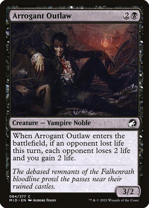 Arrogant Outlaw (84) [Innistrad: Midnight Hunt]