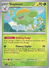 Skiploom (002/193) [SV02 Paldea Evolved]