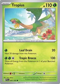 Tropius - 007/193 (007/193) [SV02 Paldea Evolved]