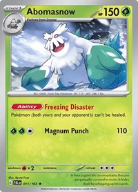 Abomasnow (011/193) [SV02 Paldea Evolved]