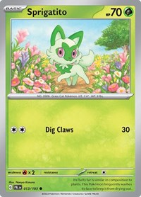 Sprigatito - 013/193 (013/193) [SV02 Paldea Evolved]