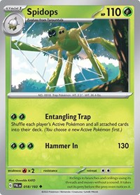 Spidops (018/193) [SV02 Paldea Evolved]