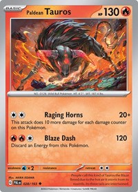 Paldean Tauros - 028/193 (028/193) [SV02 Paldea Evolved]