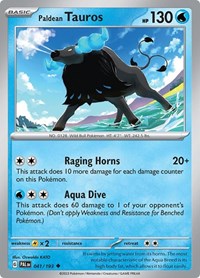 Paldean Tauros - 041/193 (041/193) [SV02 Paldea Evolved]