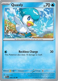 Quaxly - 050/193 (050/193) [SV02 Paldea Evolved]
