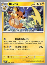 Raichu - 064/193 (064/193) [SV02 Paldea Evolved]