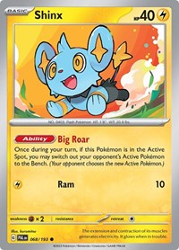 Shinx - 068/193 (068/193) [SV02 Paldea Evolved]
