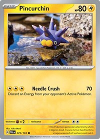 Pincurchin - 072/193 (072/193) [SV02 Paldea Evolved]