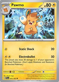 Pawmo (075/193) [SV02 Paldea Evolved]