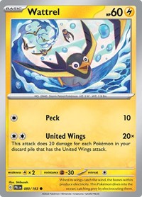 Wattrel - 080/193 (080/193) [SV02 Paldea Evolved]