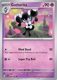 Gothorita - 091/193 (091/193) [SV02 Paldea Evolved]