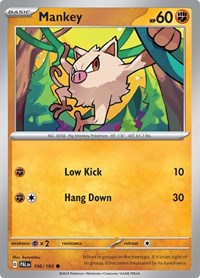 Mankey (106/193) [SV02 Paldea Evolved]