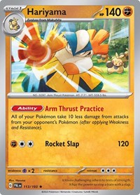 Hariyama (113/193) [SV02 Paldea Evolved]