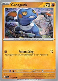Croagunk (114/193) [SV02 Paldea Evolved]